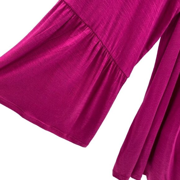 New Directions Pink Azalea Knit Top Women's Size 2X - Picture 2 of 7